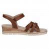 Sandale confort  cuir memotion® de Caprice® marron
