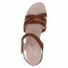 Sandale confort  cuir memotion® de Caprice® noir